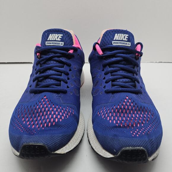 Nike Air Zoom Pegasus 31 Womens Size 9 Blue Athletic Shoes Sneakers 654486-416 - Picture 3 of 7